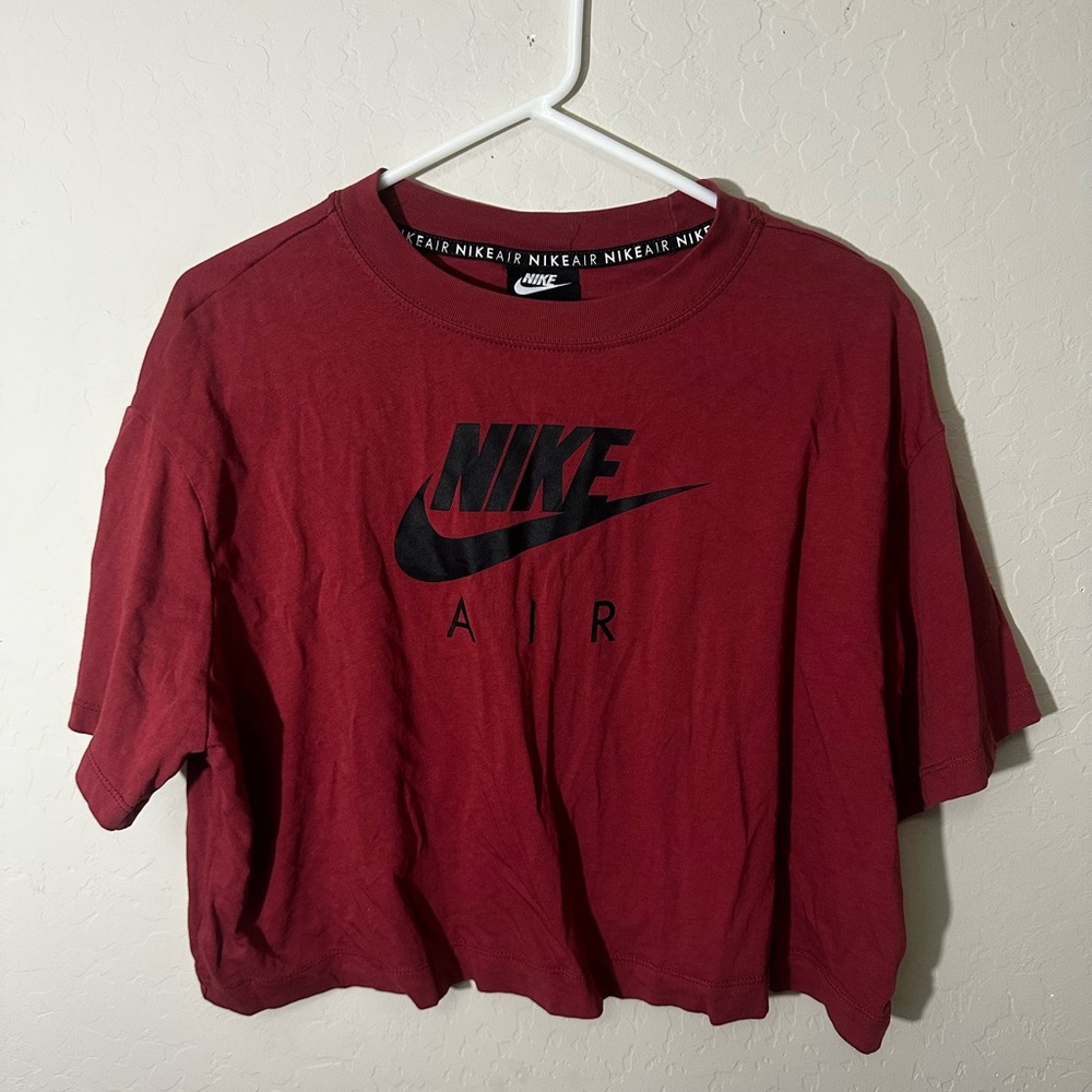 Nike Burgundy Crew Neck Tee